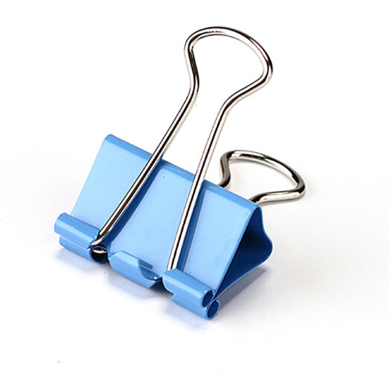 晨光(M&G)天虹T12004B彩色长尾夹4#25mm1314 48只/筒 4筒装