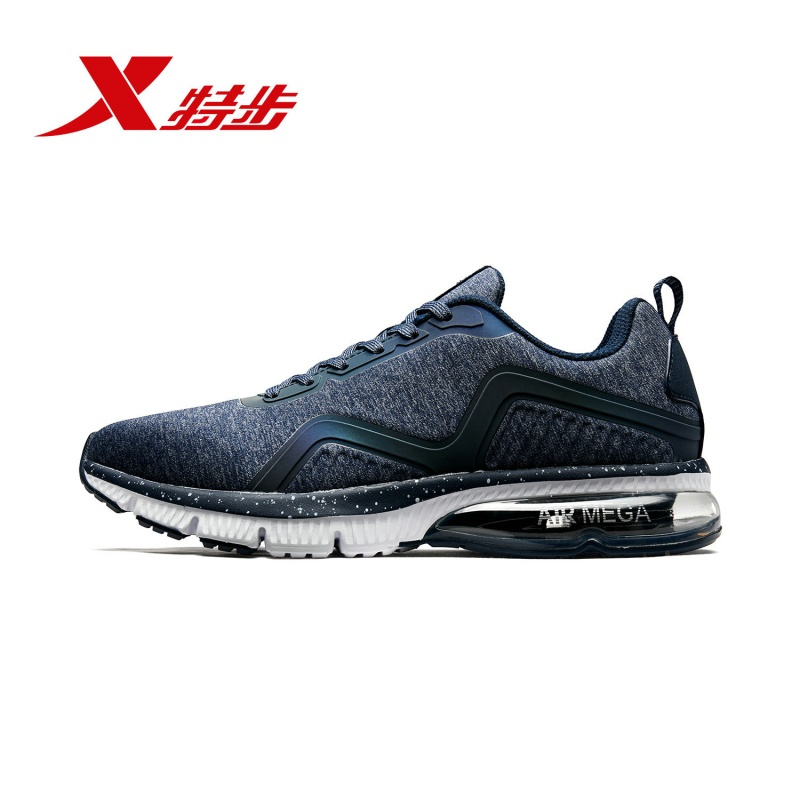 特步(Xtep)男鞋运动鞋男士秋季新款透气跑步鞋减震耐磨橡胶休闲鞋子半掌气垫跑鞋982319119067