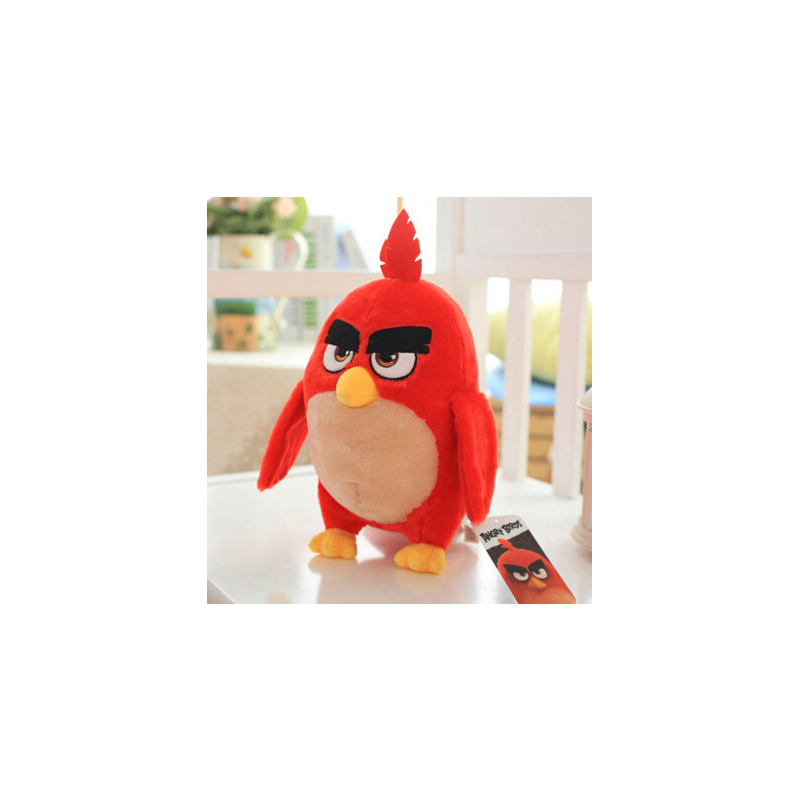 愤怒的小鸟公仔Angry Birds毛绒玩具大号布娃娃 9寸约23cm(单位:1个)