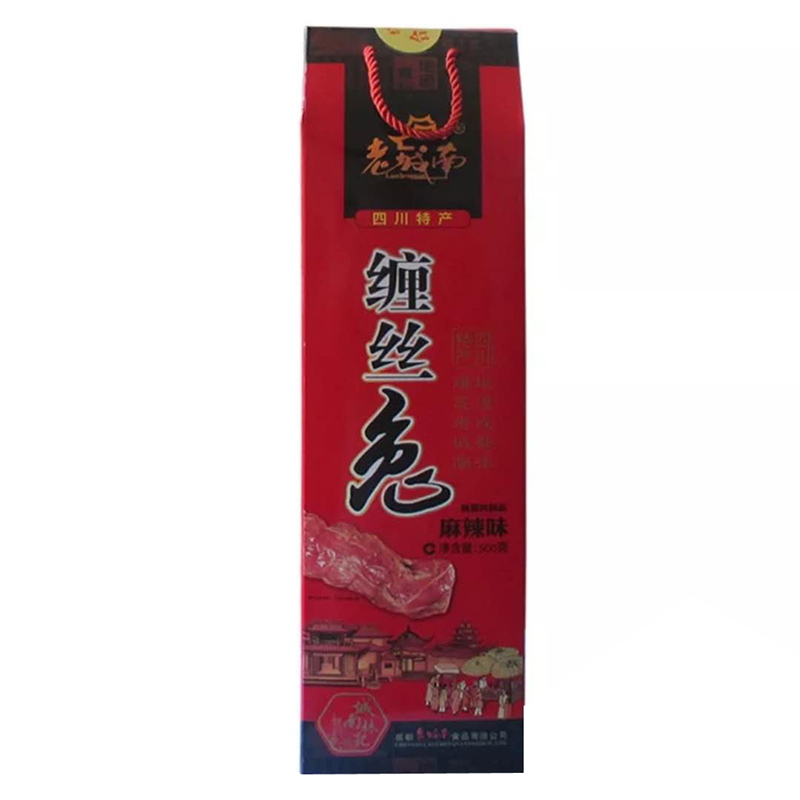 老城南 缠丝兔500g 麻辣味兔肉 盒装