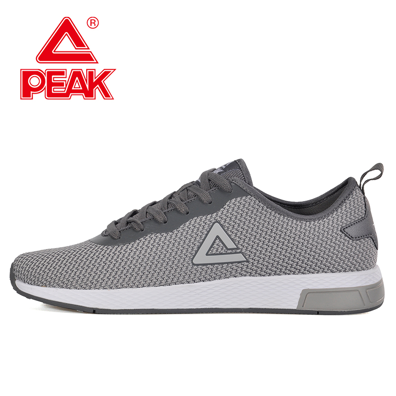 匹克(PEAK)2018新款男子运动鞋时尚休闲鞋耐磨低帮鞋透气网面鞋