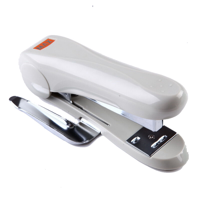美克司(MAX)HD-50R原装进口订书机 桌面式订书器手感舒适 自带起钉器使用统一钉24/6 可订30页 颜色随机
