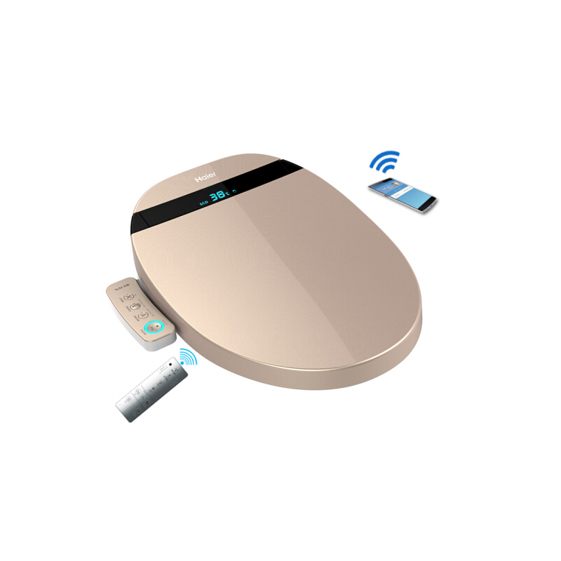 海尔(Haier) V3-E400智能马桶盖 电动坐便器盖 即热冲洗 暖风遥控数显(单位:1个)