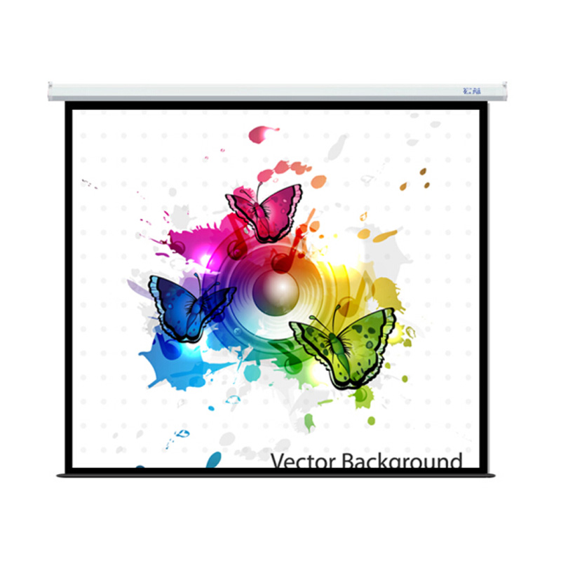 绿叶 84英寸 支架投影幕布4:3玻珠幕