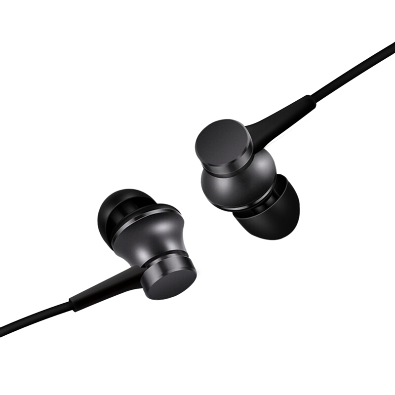 小米活塞耳机 清新版 入耳式手机耳机 通用耳麦 黑色