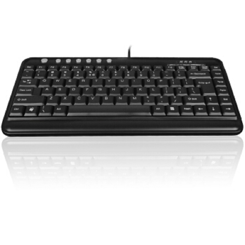 双飞燕(SHUANG FEI YAN) 有线键盘 KL-5 USB接口 电脑键盘 笔记本键盘 迷你小键盘