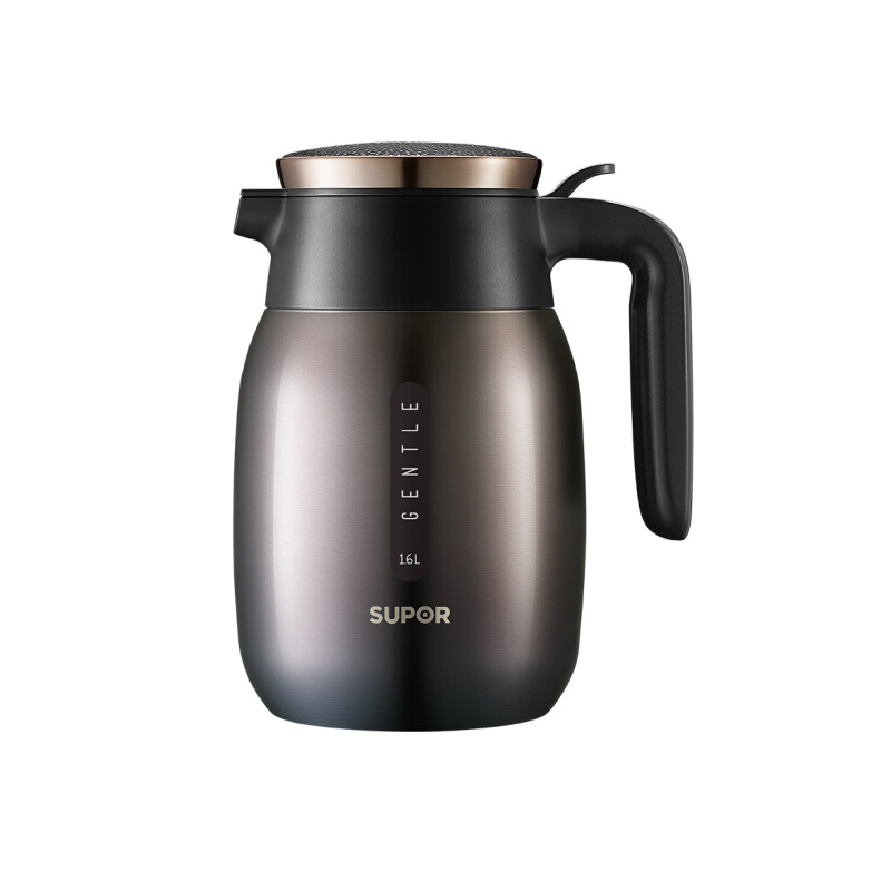 苏泊尔 星空 不锈钢真空保温壶 1.6L KC16BK1