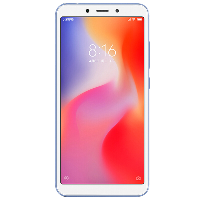 Xiaomi/小米 红米6 3GB+32GB 巴厘蓝 移动联通电信4G全网通手机