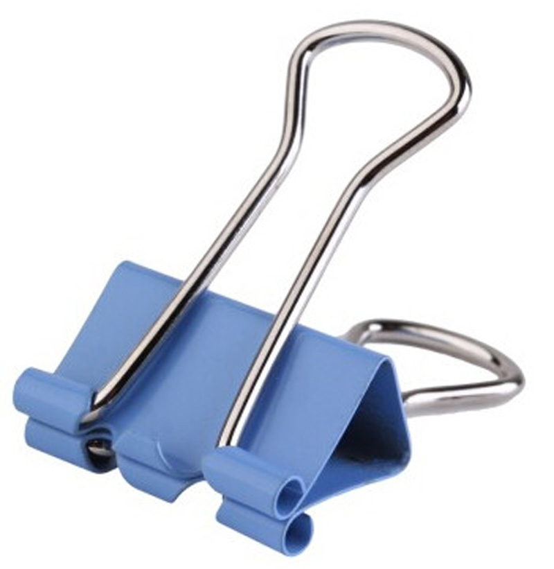 晨光桶装彩色长尾夹 32mm 24枚 办公学习彩夹 夹子ABS92740