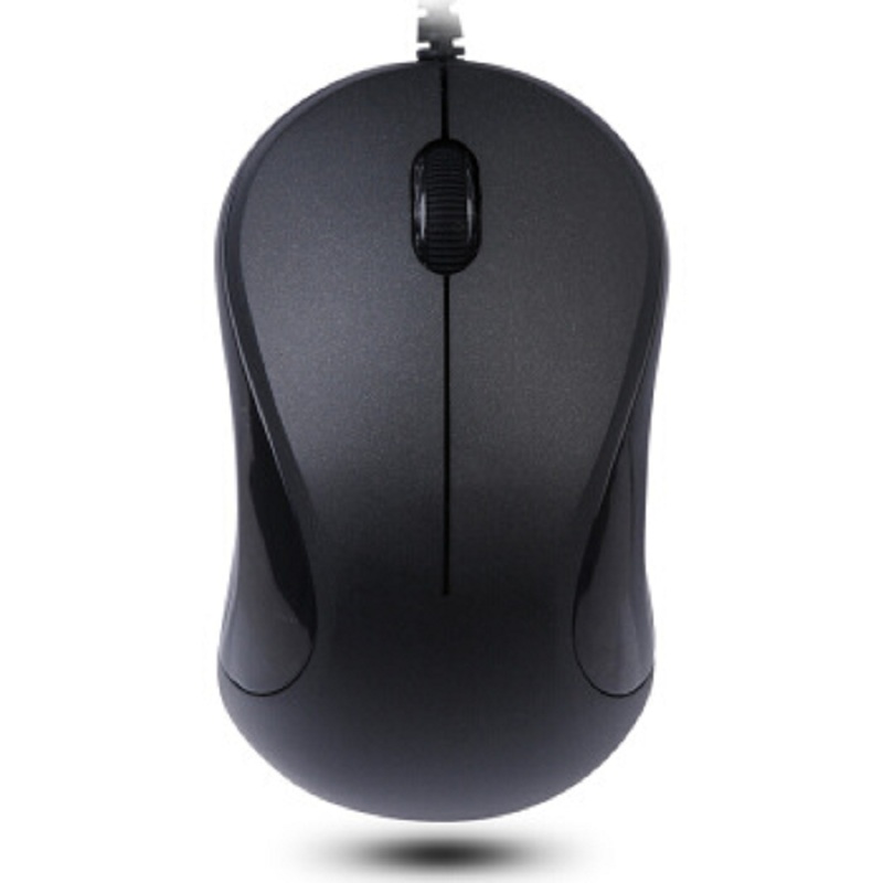 双飞燕(SHUANG FEI YAN) 有线鼠标 N-321 USB鼠标 办公鼠标 笔记本鼠标 黑色