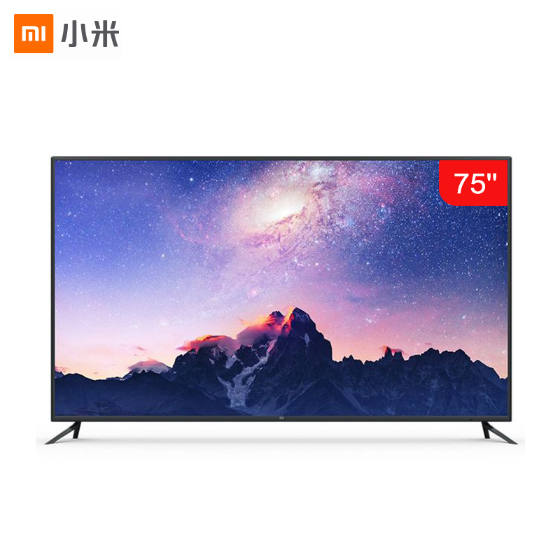 小米（MI）小米电视4 75英寸 11.4mm超薄 2GB+32GB HDR 4K超高清 人工智能语音网络液晶平板电视