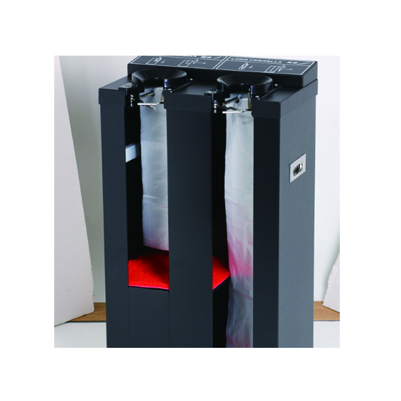 LTSM 红叶酒店办公楼银行不锈钢烤漆自动单头双头伞套机雨伞机套伞袋机伞架