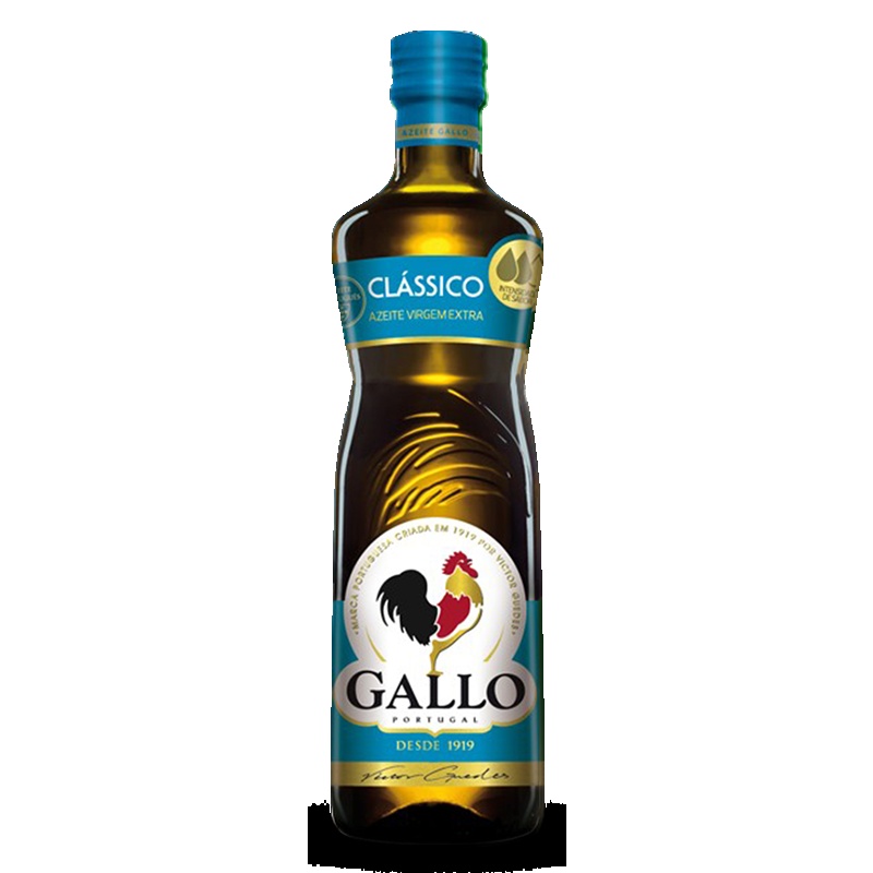 橄露GALLO公鸡橄榄油 葡萄牙原装原瓶进口经典特级初榨橄榄油500ml*2瓶 礼盒装食用植物油
