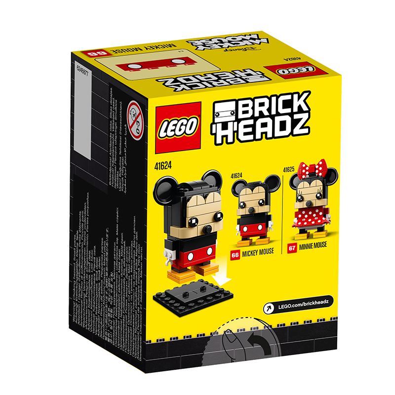 LEGO乐高 BrickHeadz迪士尼方头仔系列 乐高方头仔-米奇41624