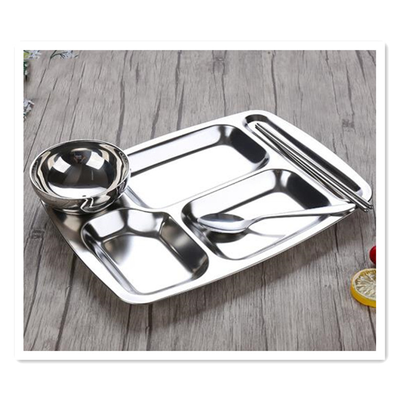 ESLGM YC 学校单位不锈钢餐盘