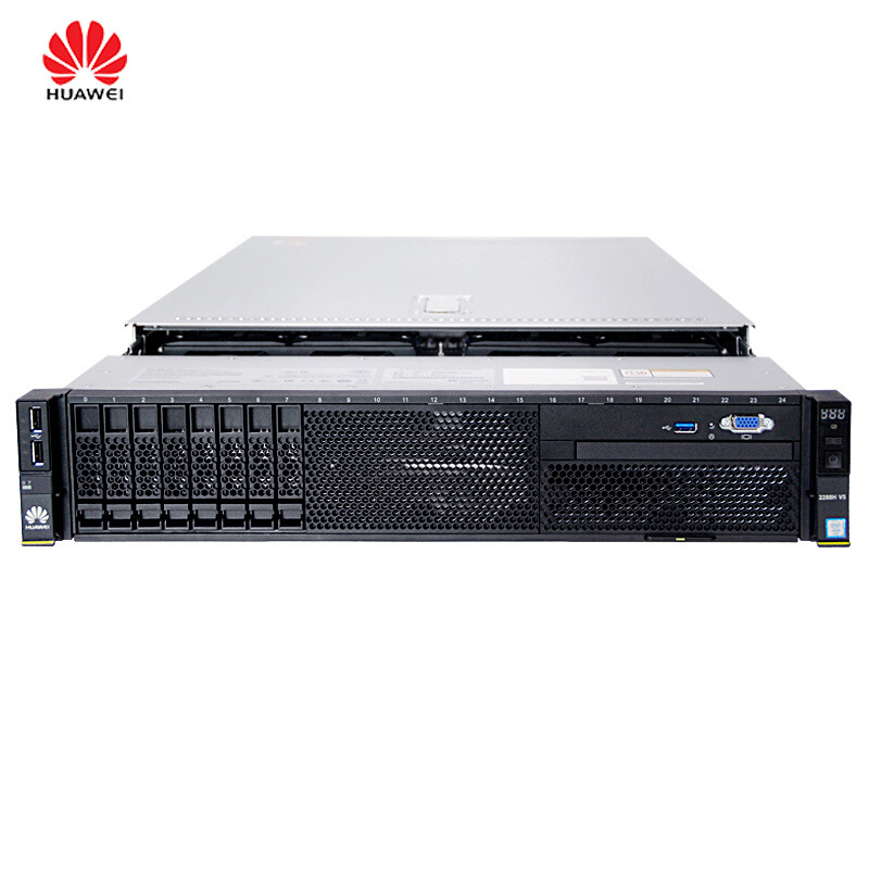华为(HUAWEI)RH2288H V5服务器 2U机架式(双颗4116 64G 600G 10K*3 SR430)