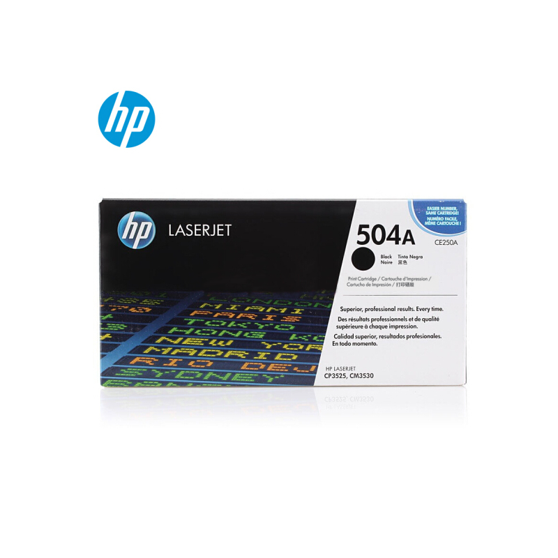 惠普HP CE250A 硒鼓504A适用3525 3525n 3525dn HPCE250A黑色硒鼓哈尔滨政企平台自操作
