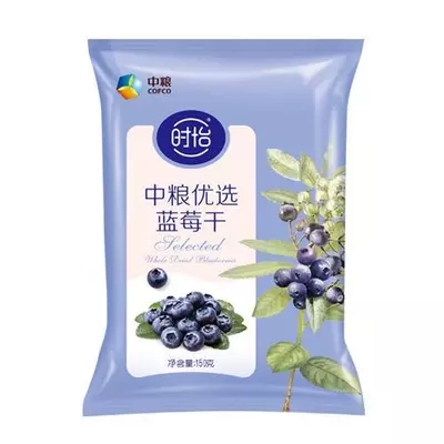时怡 中粮优选蓝莓干(袋装150g)