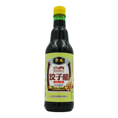 俞龙饺子醋（圆瓶）420ml 酿造食醋 越拌越爱 酸爽过瘾