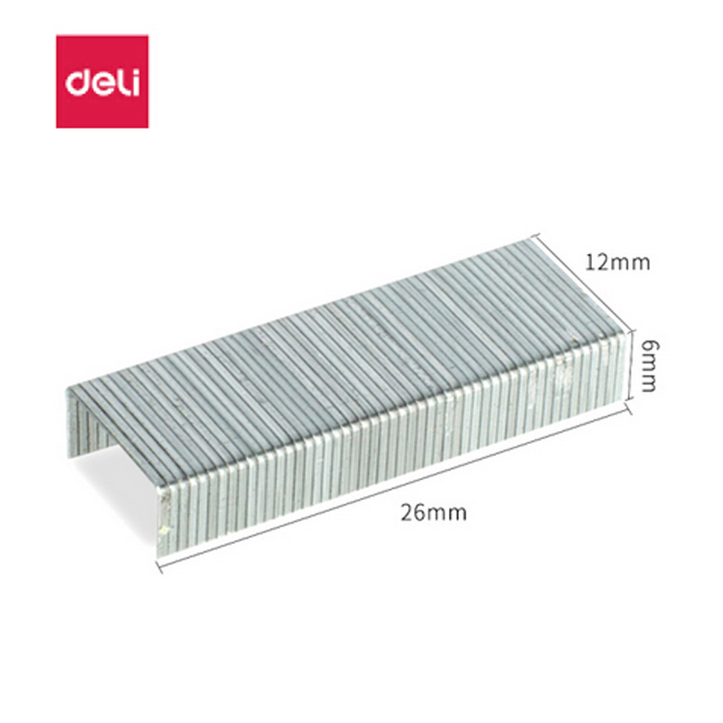 得力(deli)0012 高强度订书 钉装订省力12#