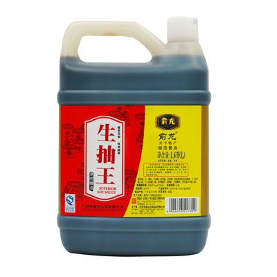 俞龙味极生抽王1600ml 优质黄豆