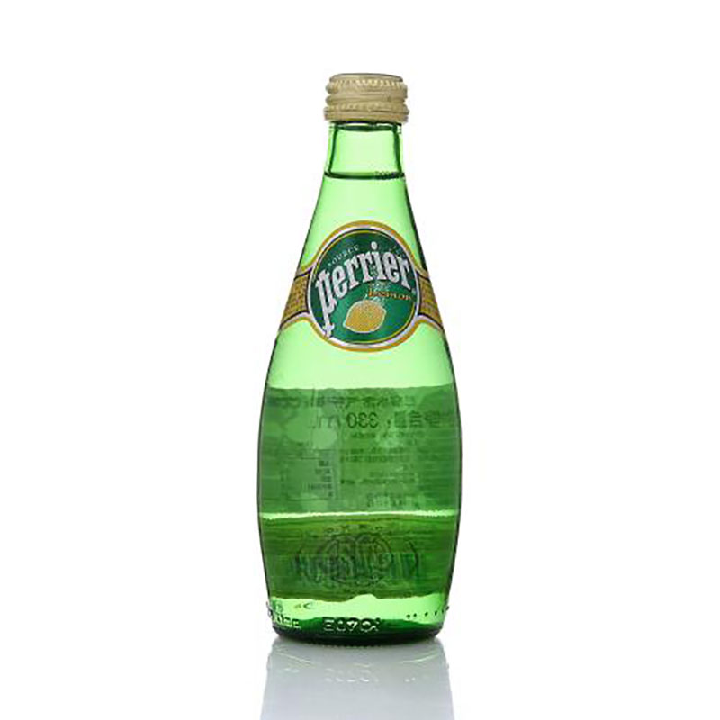 【中粮海外直采】Perrier巴黎水含气柠檬味饮料330ml(法国进口 瓶)