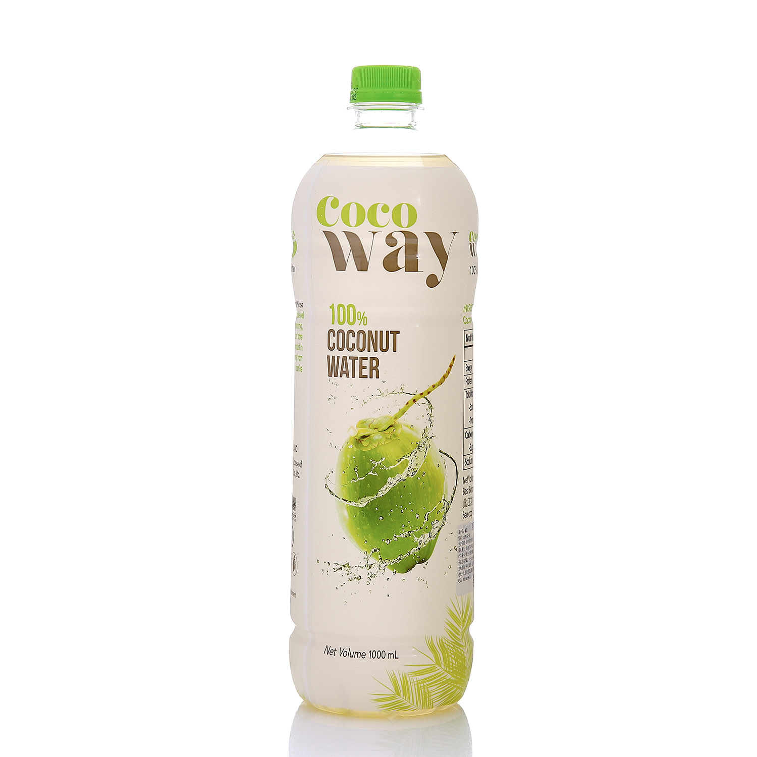 [中粮海外直采]Cocoway 可可维牌椰子水1L*6 (泰国进口)6瓶装