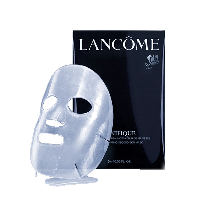兰蔻(LANCOME)新精华肌底面膜 16ml*6片 小黑面膜贴 补水 保湿