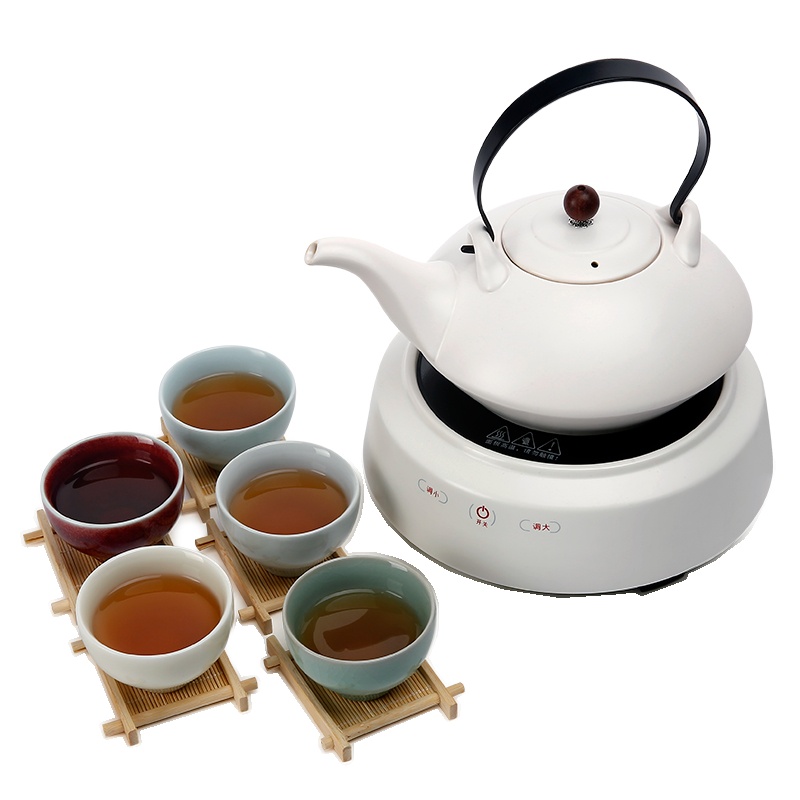 常生源 功夫茶具蒸茶器煮茶器电陶炉整套套装 神灯煮茶套组