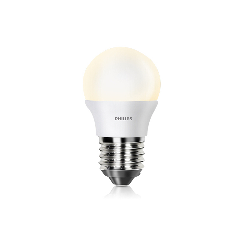 飞利浦(PHILIPS)led灯泡节能球泡E27大螺口 5W-直径45mm-500Lm 白光 6500(单位:1个)