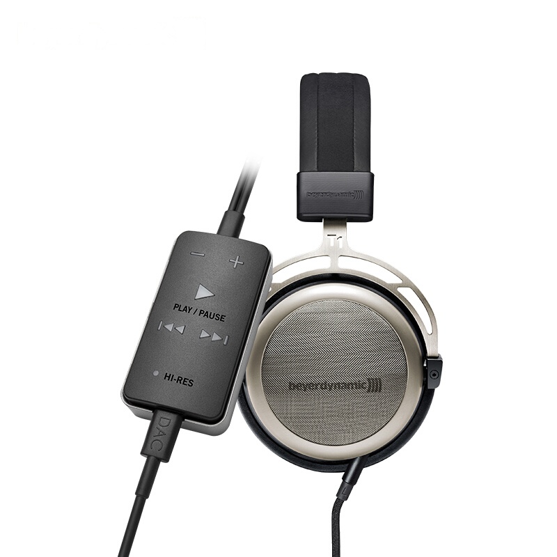 拜亚动力(Beyerdynamic)T1+Impacto 旗舰HiFi耳机+高端便携解码耳放(安卓/苹果版)组合套装