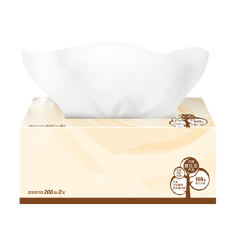 T001-4110原木纯品 2层200抽盒装纸巾*3盒