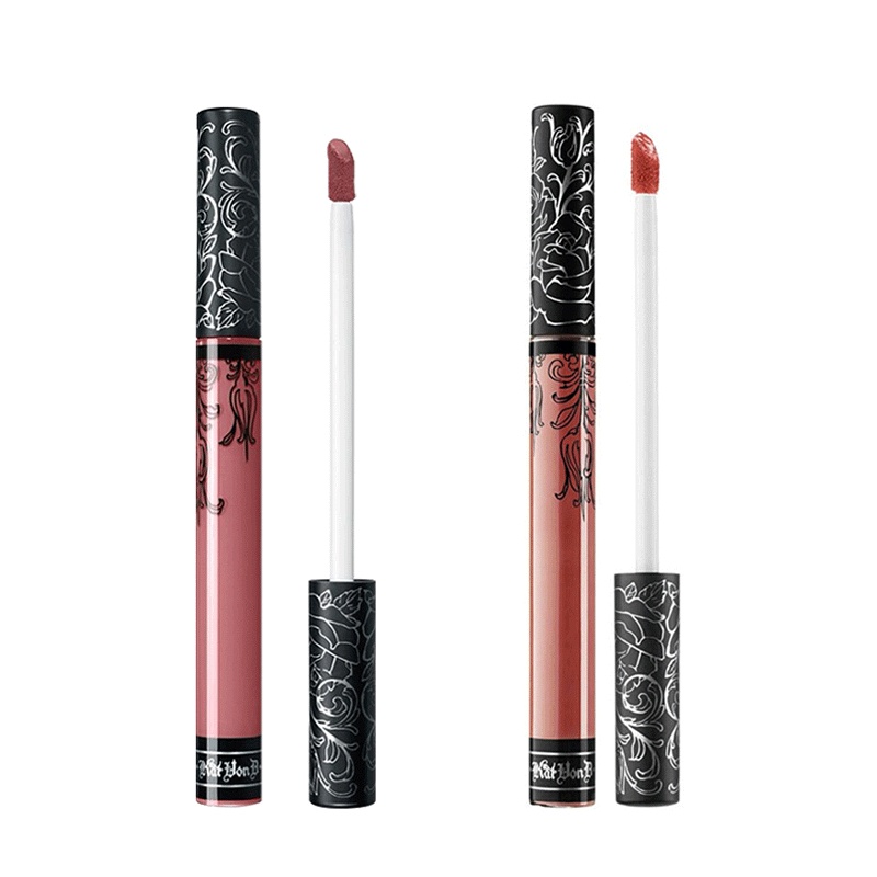KAT VON D Lolita 0.1oz/3ml 纹身哑光唇釉两件套装组 彩妆套盒