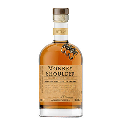 洋酒 三只猴子(Monkey Shoulder)调和纯麦威士忌700ml*1