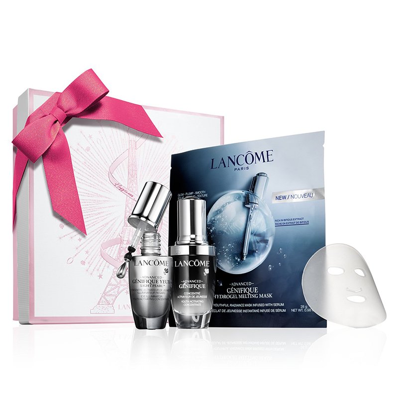 LANCOME兰蔻 明星小黑瓶圣诞限定护肤礼盒 3件套 紧肤淡皱 留住时光 任何肤质通用