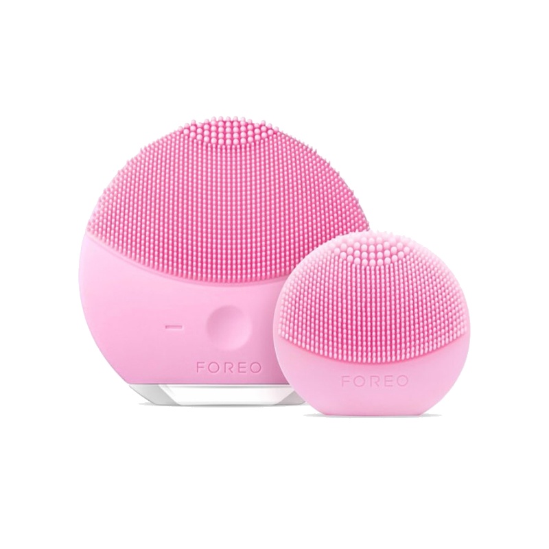 [实惠限量版套装]FOREO LUNA mini 2 斐珞尔 露娜迷你2+LUNA play 洁面仪 粉色 深层清洁