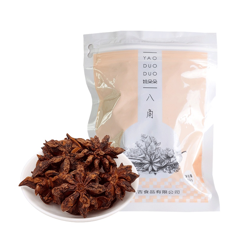姚朵朵 八角50g 烧烤腌肉火锅底料调味料炖肉料卤料香料配料香辛料