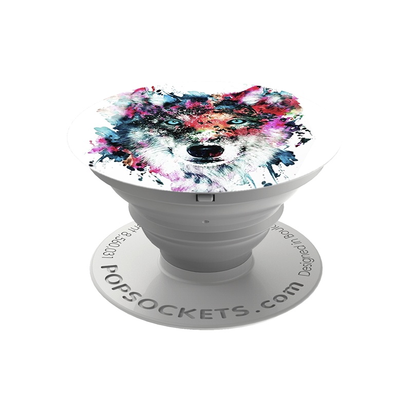 PopSockets 泡泡骚 抖音神器 网红手机气囊支架 清新萌物 狼