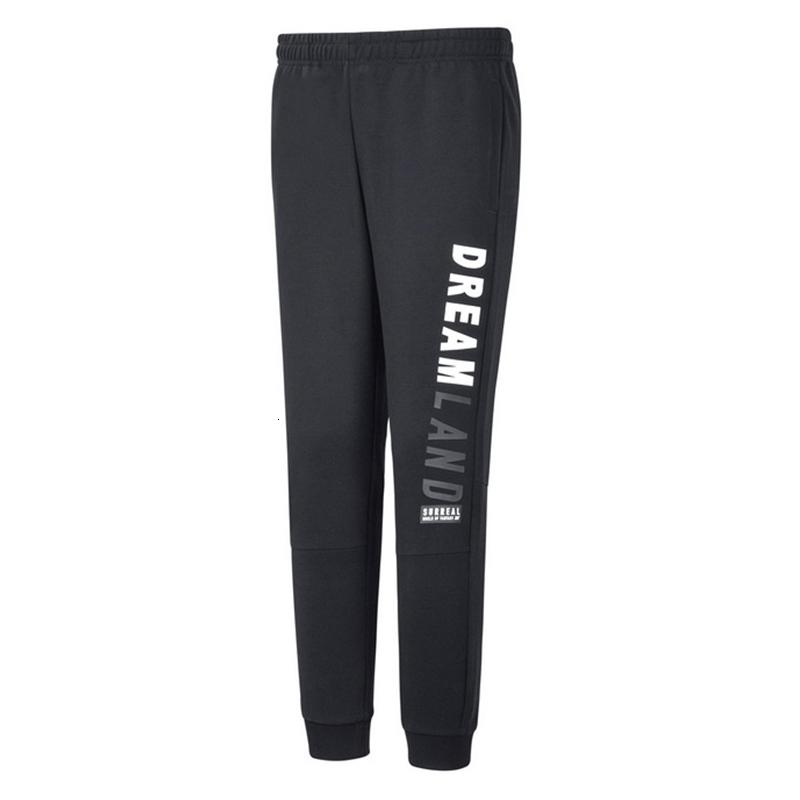 361度男装运动裤 2018春秋季新款印花字母针织九分裤男士运动长裤551819701