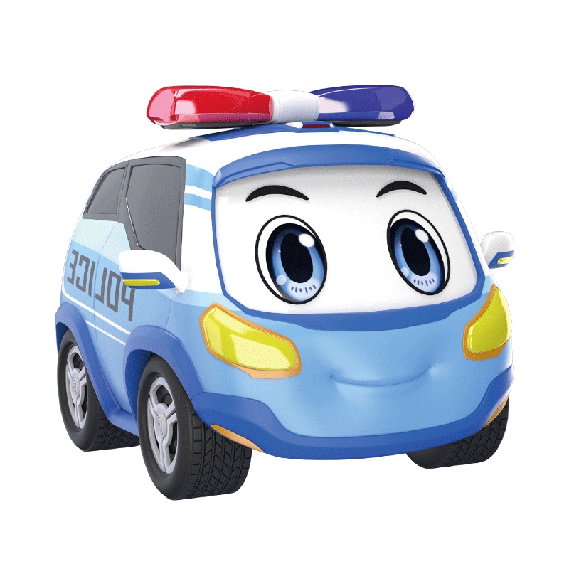 思成智玩(sising) 警车联盟声光2.4G遥控汽车新款儿童男孩玩具车救护消防车玩具车套装 小治-遥控警车