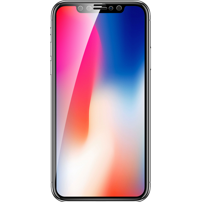 优加 苹果iPhoneXS MAX钢化膜 冷雕全玻璃全覆盖防爆高清钢化膜—2片装