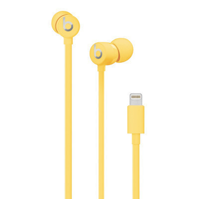 Beats urBeats3 入耳式耳机 Lightning接口 手机耳机 三键线控 带麦 - 黄色