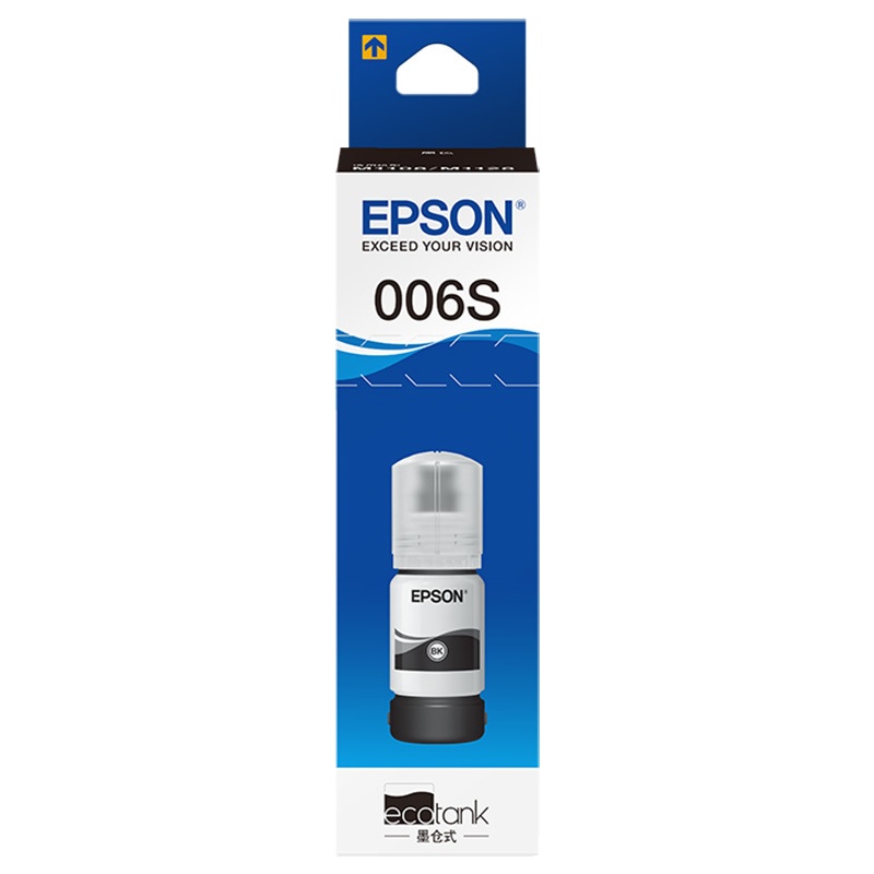 爱普生(EPSON)006S黑色墨水瓶(适用Epson M1108/M1128)