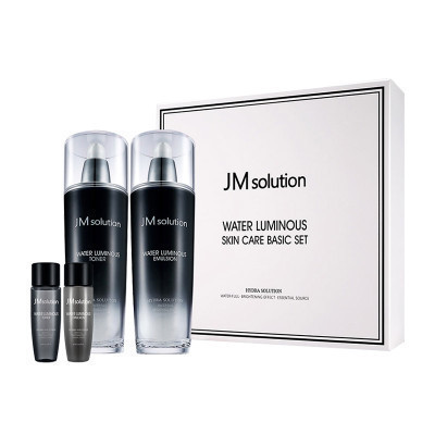 JM solution肌司研水滋养亮护理套装130ml,130ml, 30ml,30ml