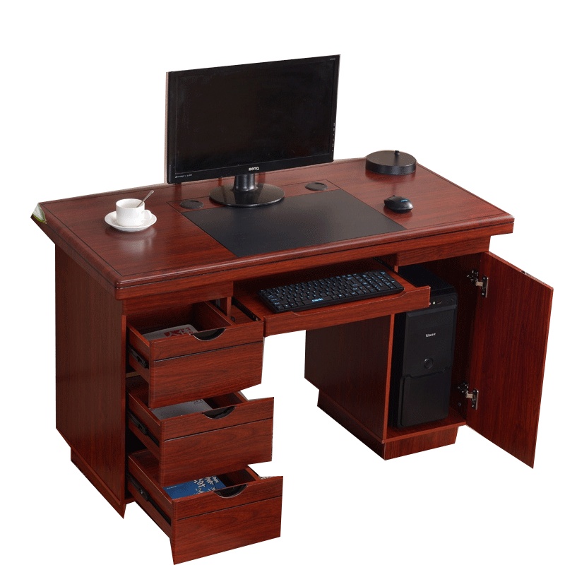 三能 办公家具办公桌组装电脑桌1.2/1.4米写字台式单人家用 简约经济型多功能桌