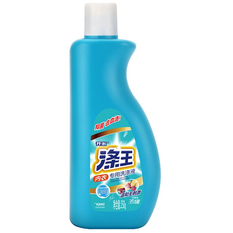 开米(kami)涤王内衣专用洗涤液 除菌液 手洗内裤洗衣液 250g 瓶装