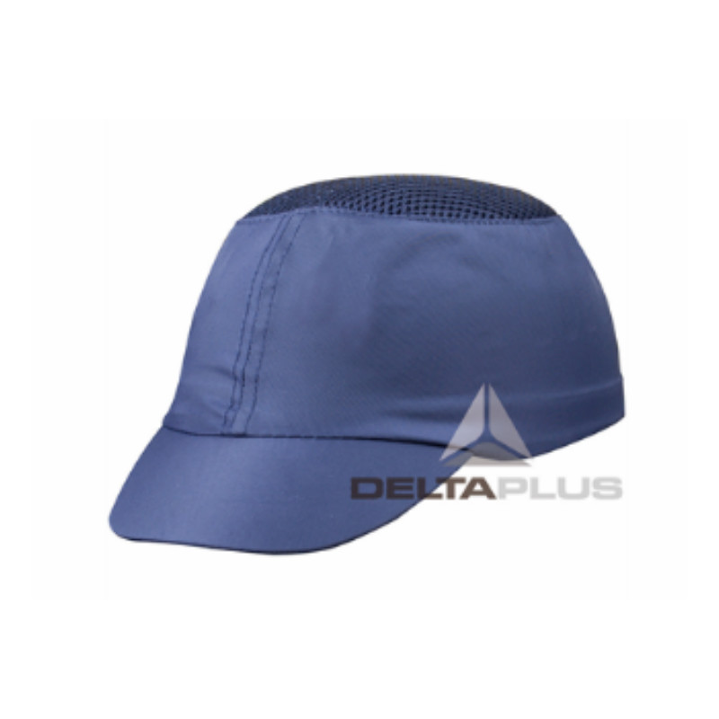代尔塔 Delta Plus 102050-BM 5厘米帽檐PU涂层聚酰胺轻型防撞帽(藏青色)