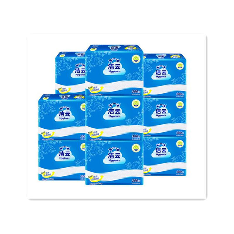 洁云 YC 卫生纸 300张/包 10包/箱