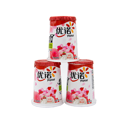 优诺玫瑰蔓越莓风味发酵乳135g*3