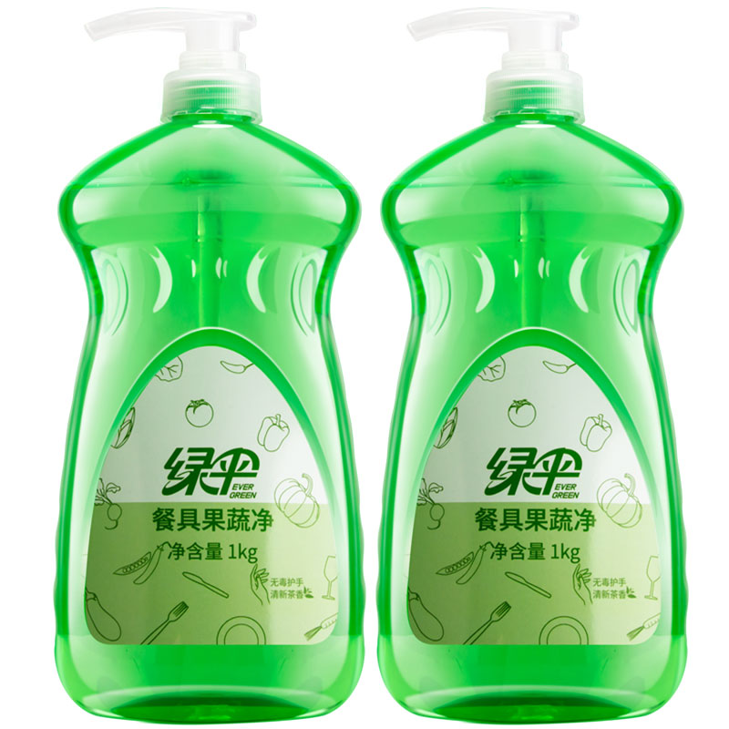 绿伞 蔬菜水果清洗剂 1KG 单位:瓶(JL)